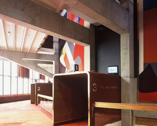 The interior of the Michael Fowler Centre