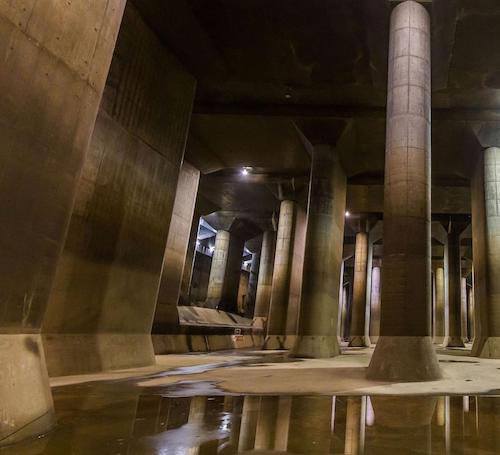 Tokyo's storm drain