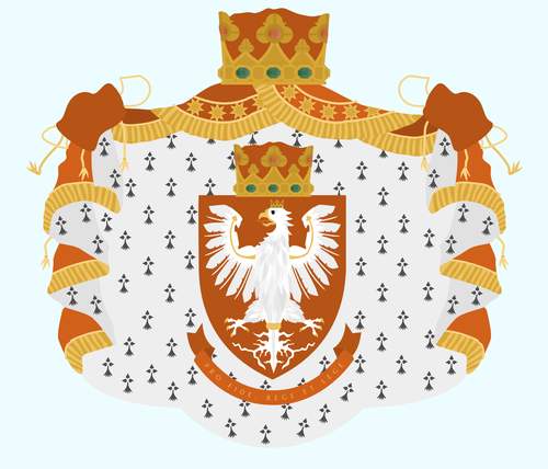 The arms of the Kingdom of Poland.