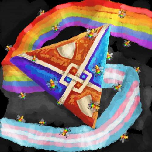 The coat of arms of the Heraldry Community.